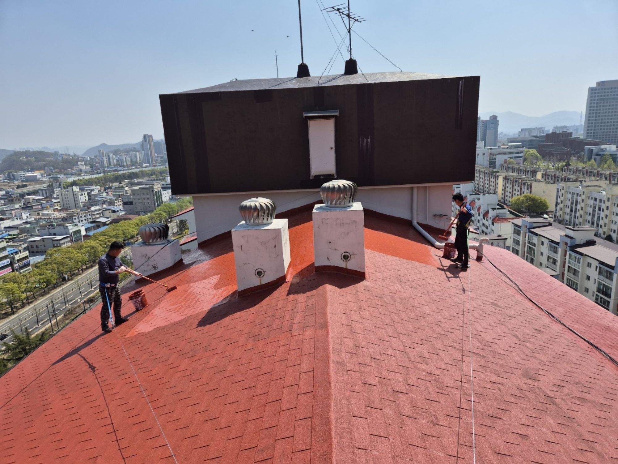 박공지붕 방수공사