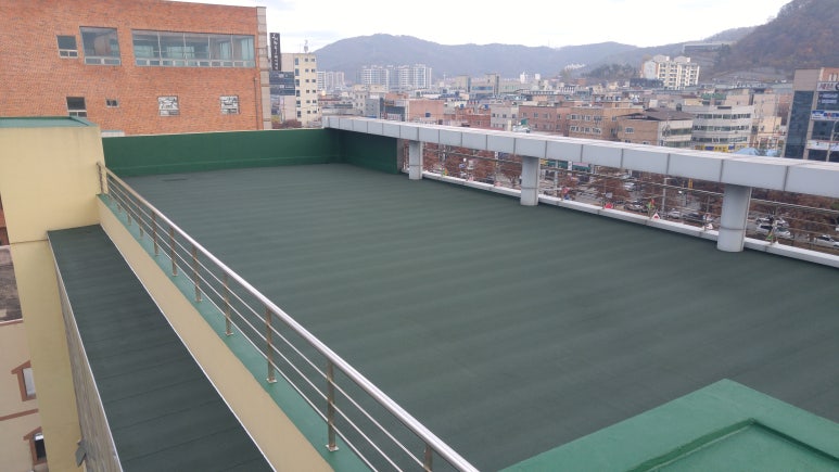 구미옥상방수업체 옥상 반영구적 노출시트 방수공사