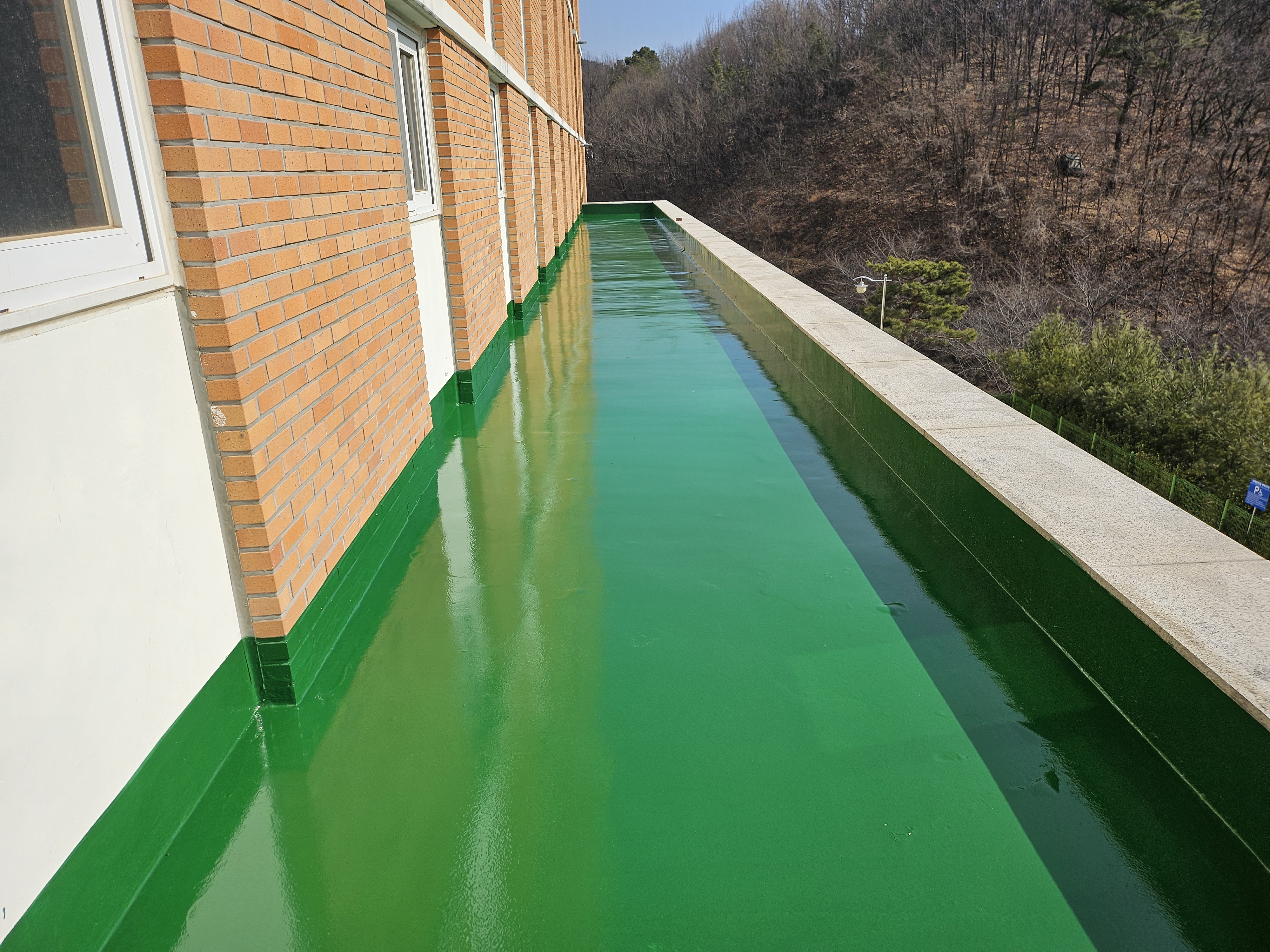 구미방수 공사-금오공대 옥상