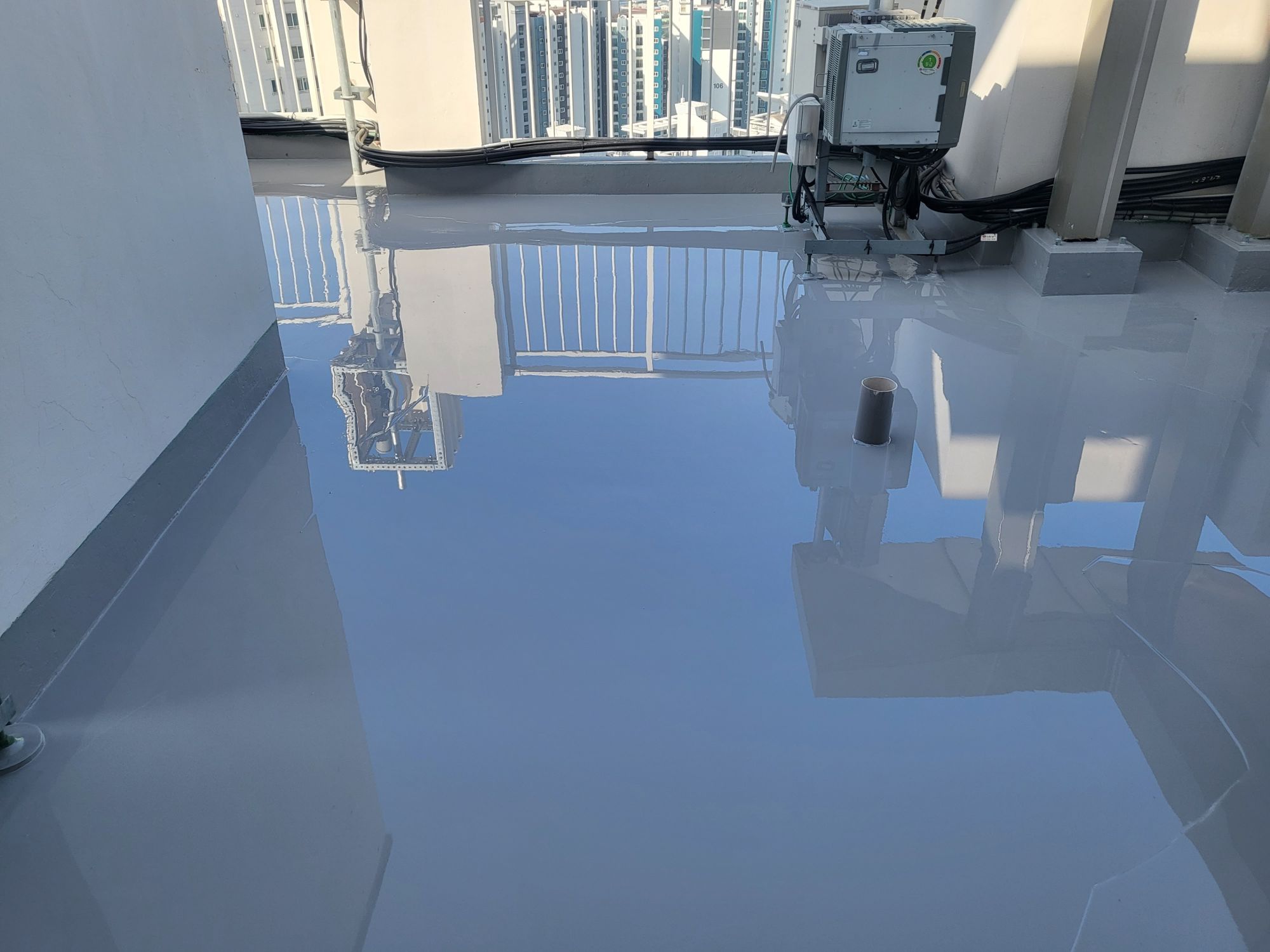 옥계 우미린 아파트 옥상방수공사