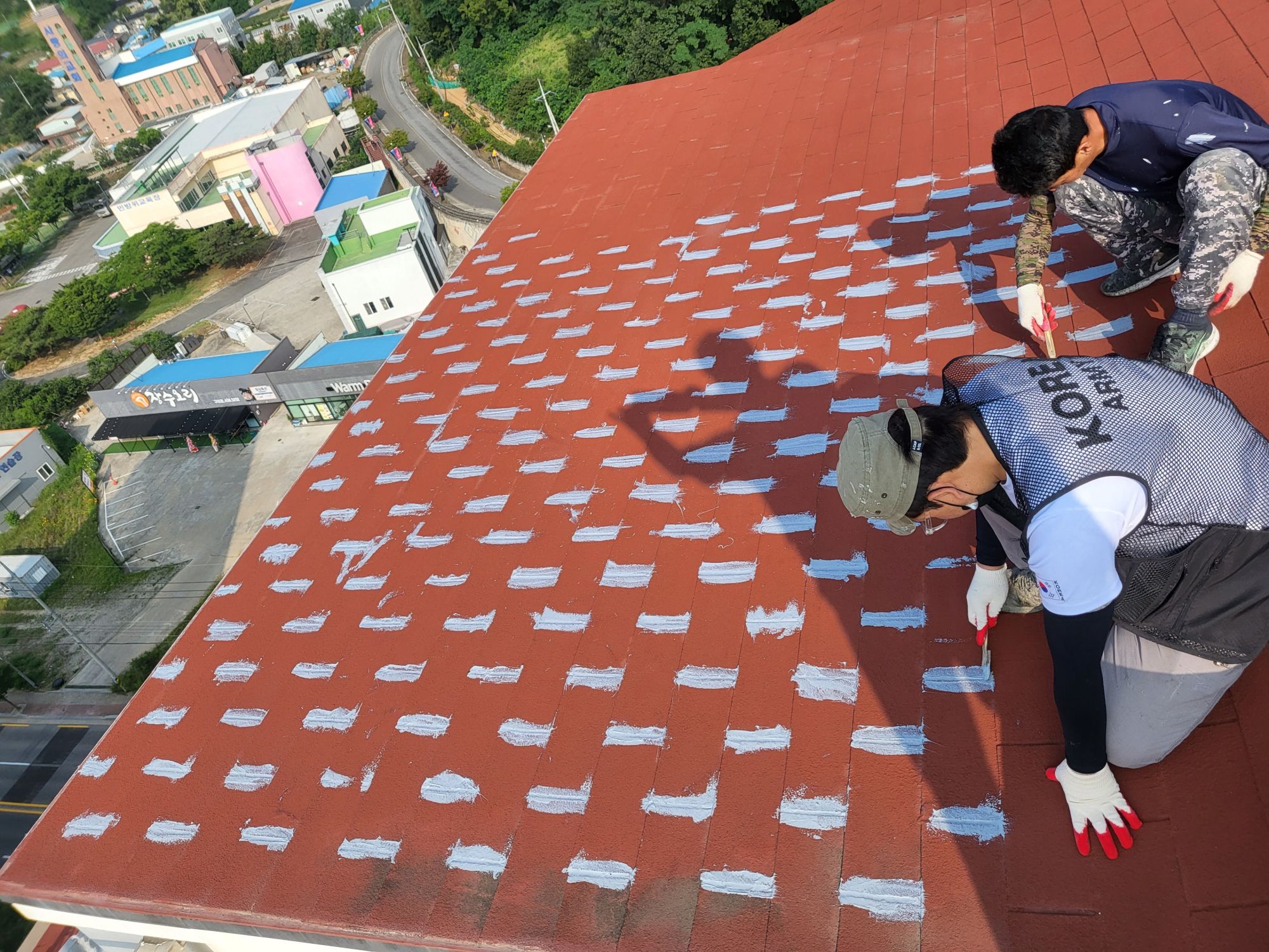 상모사곡 아파트 옥상방수공사